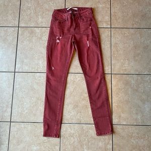 Celebrity Pink skinny jeans pants distressed sz 0
